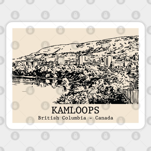 Kamloops - British Columbia Magnet by Lakeric